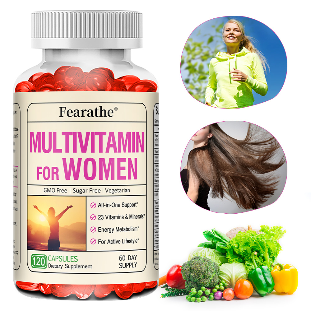 Nutrition Zinc - Multivitamine softgels voor vrouwen met ijzer,