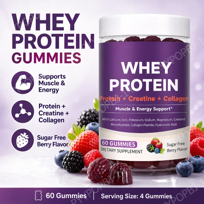 Fitness Nutrition Whey Protein - Eiwit Gummies met Wei Creatine Collageen