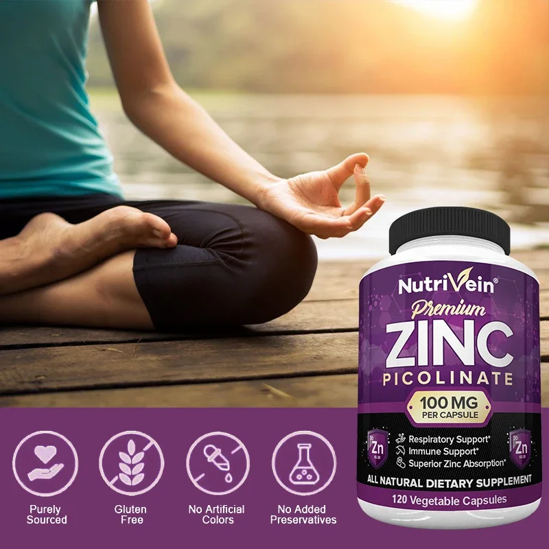 Premium zinkpicolinaat 100 mg  - Nutrition Zinc recensie en prijs